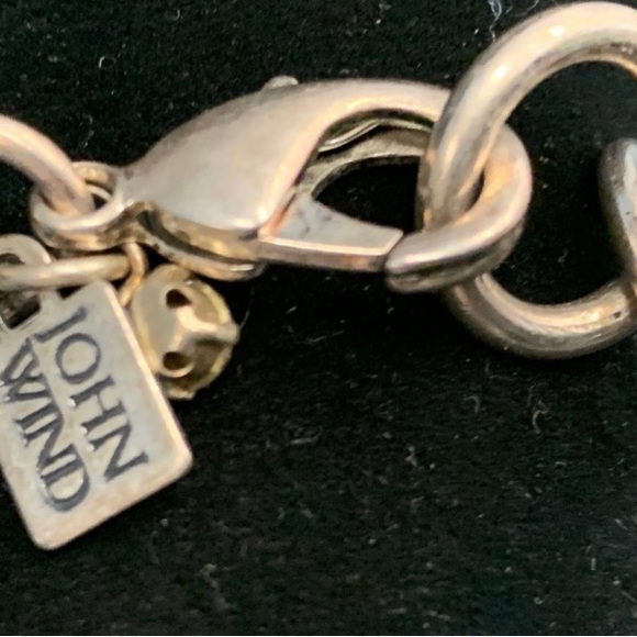 New Arrival 💜Collector John Wind chain bracelet with CZ charm - Picture 5 of 6